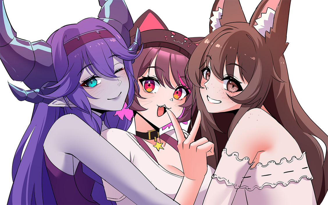 left to right: Jeevy, MEewchi, Jupiter